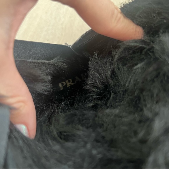 Prada Shearling Combat Boot - Picture 12 of 12